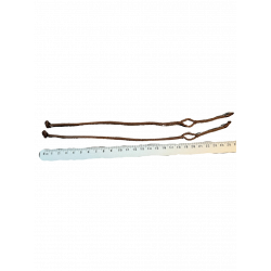 Pútka parakord hnedé 25cm