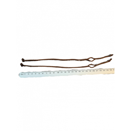 Pútka parakord hnedé 25cm