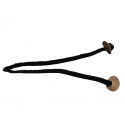 Pútka - parakord čierne 23cm