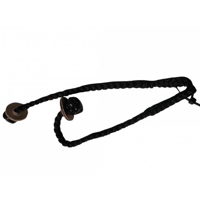 Pútka - parakord čierne 33cm