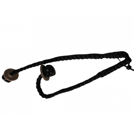 Pútka - parakord čierne 33cm