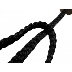 Pútka - parakord čierne 33cm